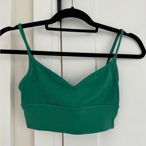 Lululemon align sweetheart bra in green